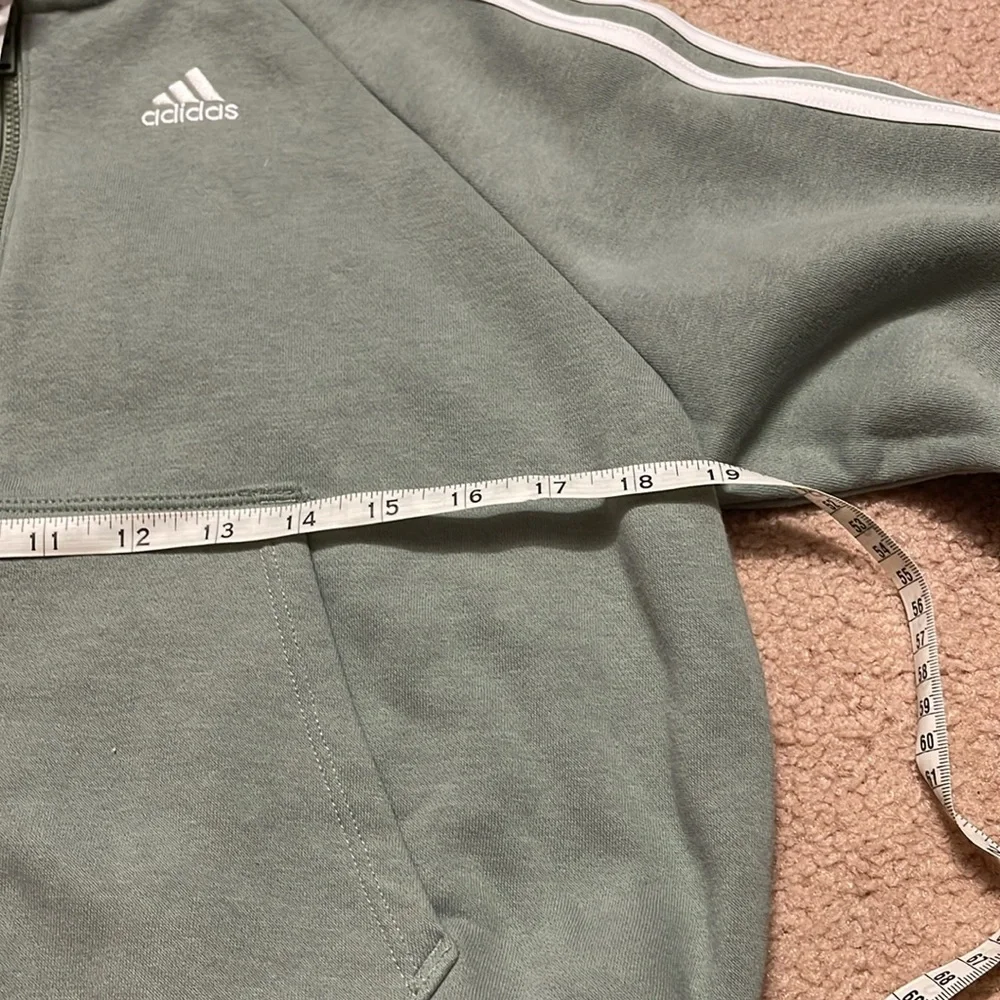 Adidas Kids Green Hoodie( size:L 14) - Picture 7 of 8